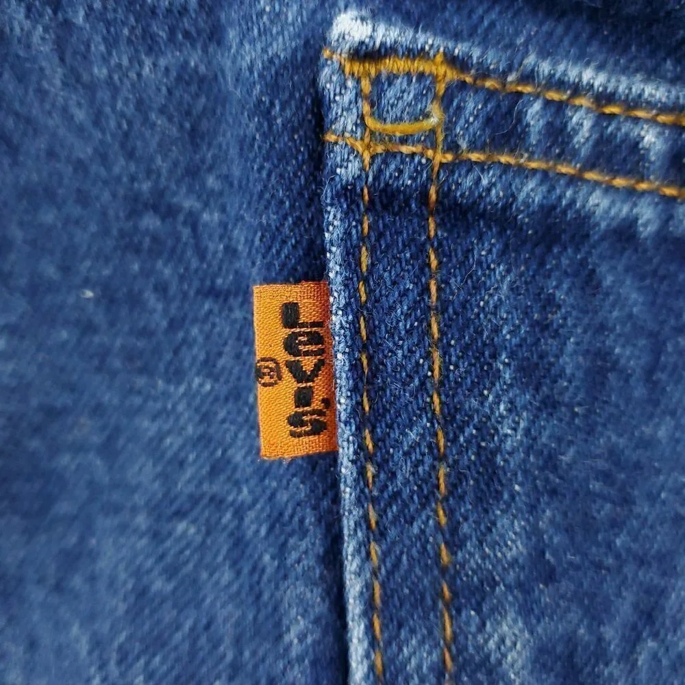 Levi's 517 Jeans Orange Tab Vintage USA Bootcut Denim Men's 
